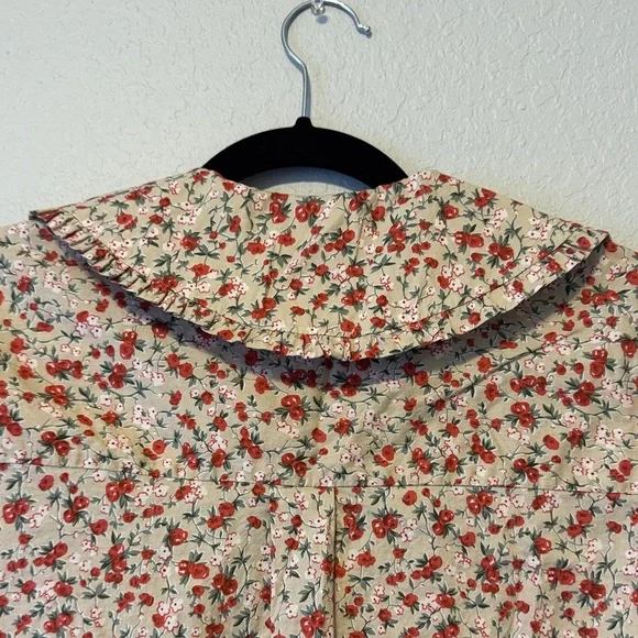 English Factory Red Floral Blouse - Picture 7 of 8